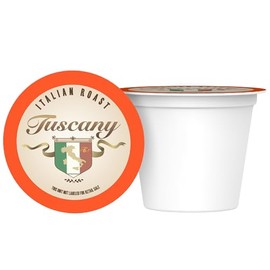 Tuscany Italian Roast Coffee Pods, Single-Serve Cups, 30 Count