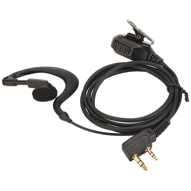 Two Way Radio Earpiece Universal K Head 2 Pin Electroplating