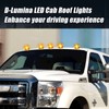 D-Lumina Amber Lens LED Cab Roof Marker Lights for Fo-rd