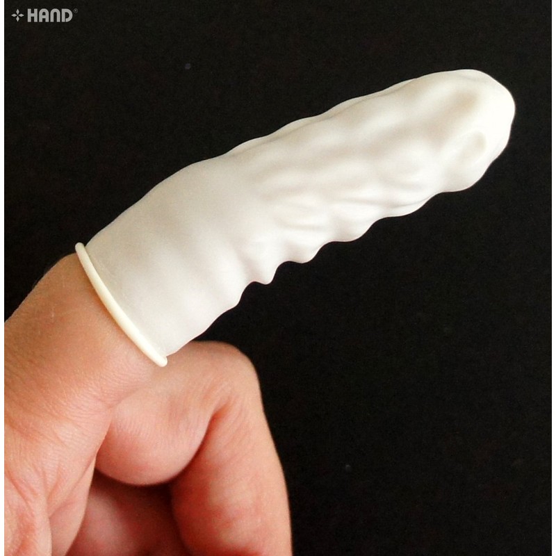 HAND ® Disposable Anti Static Off White Rubber Latex Finger