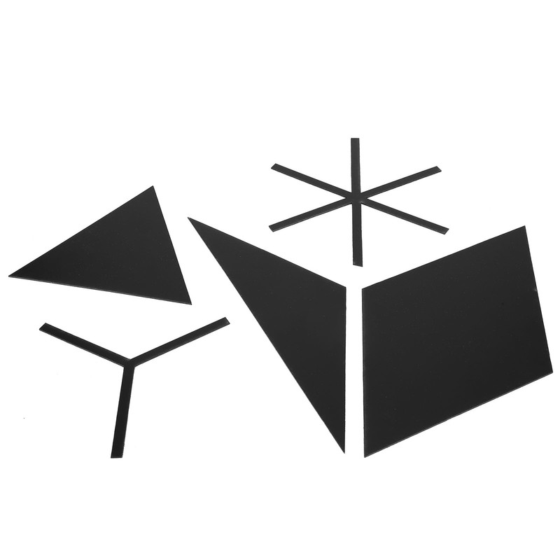 Mirror Wall Stickers Waterproof DIY Acrylic Wall Decals for Living