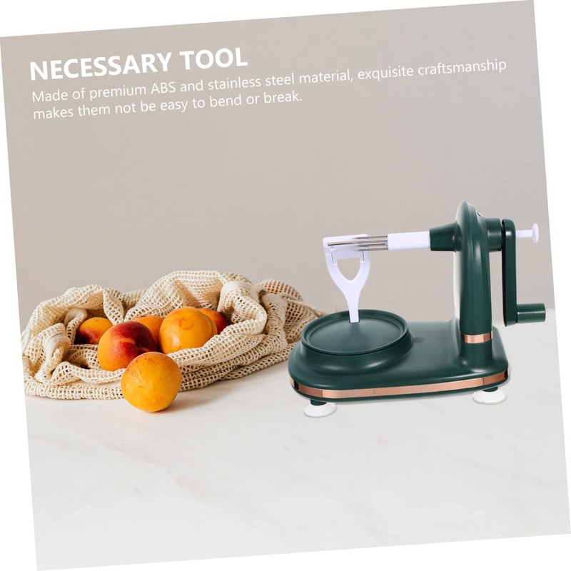 GRIRIW Hand Peeling Machine Fruit Peeler Slicer Pear Apple Easy