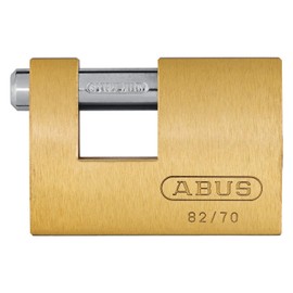 Abus 82/70mm Brass Shutter Lock