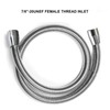 CWM Stainless Steel Hose for Commercial Kitchen Sink Faucets Flexible