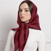 vimate Soild Silk Scarves, Womens 35 X 35 Silk Like