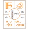 Magichome Shower Filter Replacement Cartridges, Shower Head Filter for Hard