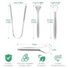 TOPOST Limpiador Raspador de Lengua, Tongue Scraper con Estuche