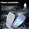 GTINTHEBOX Clear Lens Ice Blue LED Side Marker Light Lamps