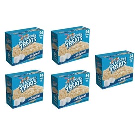 Rice Krispies Treats, Original Marshmallow, 5 Packages(54 Count Carton)