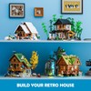Lumibricks Waterfall-Cabin Lighting Building-Bricks Set - 2539 Pcs Retro Waterfall