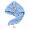 Absorbent Hair Towel Wrap for Wet Hair – Button Closure