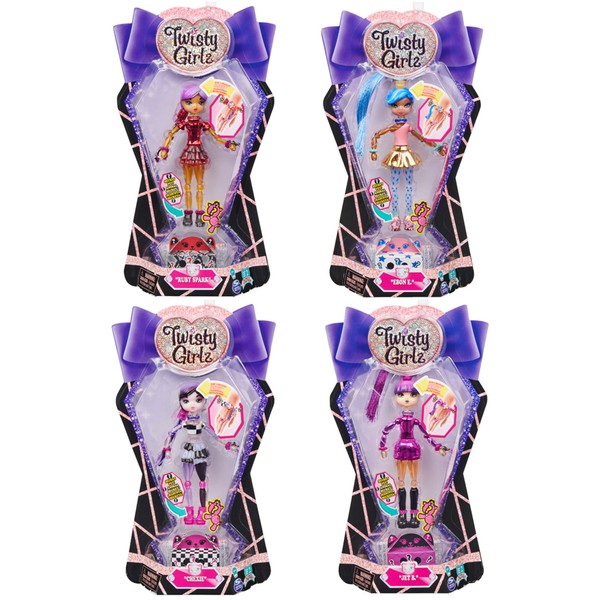 Twisty Petz Twisty Girlz, Transforming Doll to Collectible Bracelet with Mystery, for Kids Aged 4 and Up (Styles Vary)