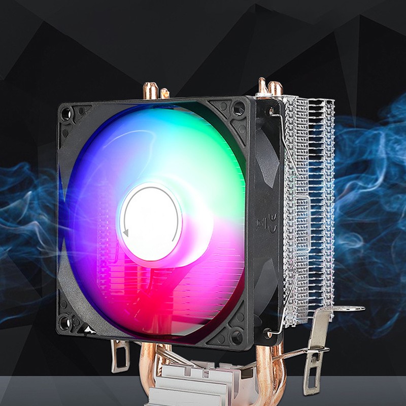 CPU Cooler Dual Heat Pipe 48CFM DC12V Quiet Operation Hydraulic