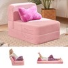 HILERO Folding Convertible Sofa Bed, Sleeper Chair for Guest, Single,