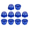 sourcing map Nylon Insert Hex Lock Nuts, 10pcs - M2