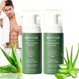 2PCS Botane Man Hair Removal, With Natural Aloe Veral, Botane Hair Removal Cream, Moisturizing Nourishing, Smooth Non-Irritating Formula for Facial & Whole Body Grooming