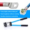 Newdeli Battery Cable Lug Crimping Tool 10-1/0 AWG with Wire