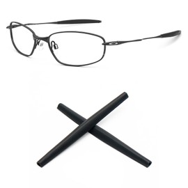 Eye Opening Stuff 1 Pairs Replacement Earsocks & Nosepieces Kits Compatible with Oakley Whisker Sunglasses -Black