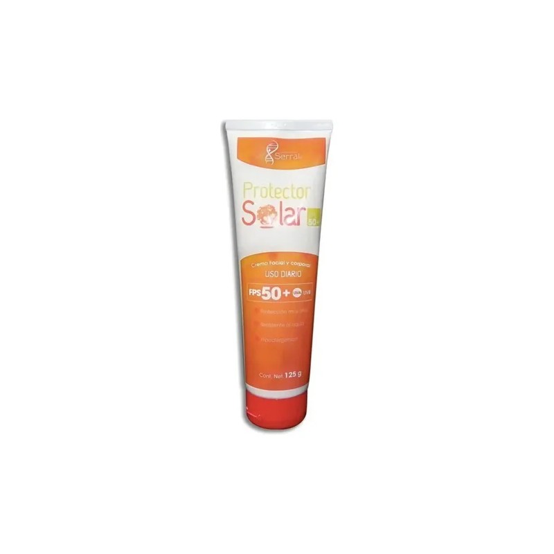 Protector Solar Facial Y Corporal 50 Fps Uva/uvb Serral 125g