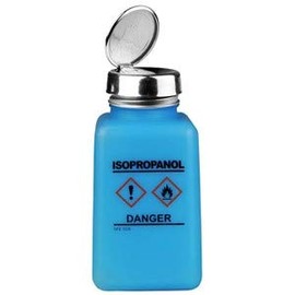 Menda 35735 6 oz Blue HCS Label Isopropanol Printed One - Touch Bottle