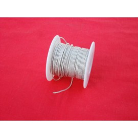 Speaker Parts  Speaker Braided Tinsel Lead Wire 5 ft .054" 300 Watt RMS.