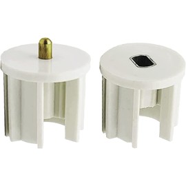 Sunshade 38mm top Tube Clutch Plug Blind Plate Rolling Support, Used for Coolaroo External Roller Blinds, Outdoor Blinds, Indoor and Outdoor Roller Blinds. (White)