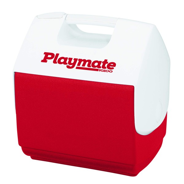 Igloo Red/White, Playmate Pal 7 Quart Personal Sized Cooler, 11.75