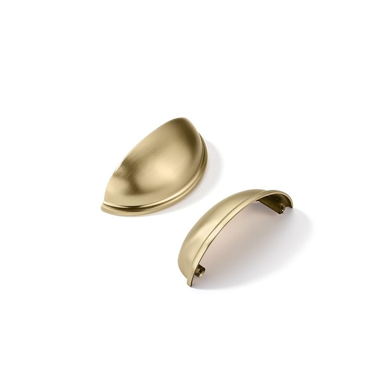 khtumeware 5 Pack 2-1/2" Drawer Pulls Champagne Bronze Cabinet Cup