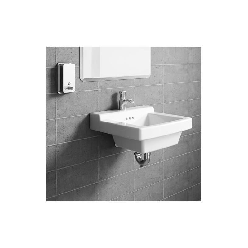 American Standard 1340119.002 Pillar Tap Metering Faucet with Extended Spout