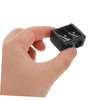 IWOWHERO Precision Eyebrow Pencil Sharpener Dual Hole Design Makeup Pencil