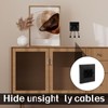 Cable Entry Cover 3pcs Brush Plate in Wall Cable Management
