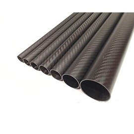 Matt 1x OD 8mm x ID 6mm x 1000mm (1 M) 3k Carbon Fiber Tube (Roll Wrapped) UK Stock~