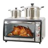 Stainless Steel Toaster Oven With Top Hot Plate Extra Large