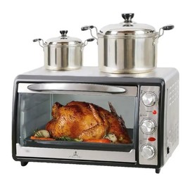 Stainless Steel Toaster Oven With Top Hot Plate Extra Large Keep Warm Function Timer Shomer Shabbos Or Le Shabat Shabbat