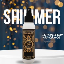 Brillar Bath House Gourmand Myrrh Scented Shimmering Sprayable Lotion, 4 Oz (2 Pack)