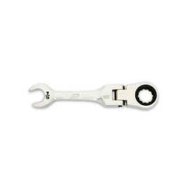 GEARWRENCH 7/16" 90-Tooth 12 Point Stubby Flex Combination Ratcheting Wrench | 86872
