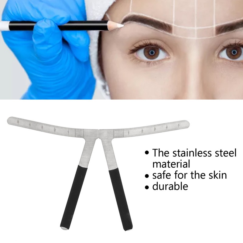 Eyebrow Mapping Kit Stencil Ruler Brow Mapping String Pigment Eyebrow
