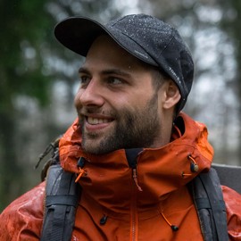 TOP-EX XL/XXL Waterproof Baseball Cap for Running Golf - Sun Rain Cap All Weather Protection UV Reflective Breathable Outdoor Hat Black