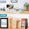 Bookends Bookends Metal Bookends Black Book Holder for Shelf Decorative