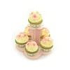Pink Polka Dot Cupcake Muffin Stand Small