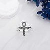 Ankh Rings for Women Sterling Silver Egyptian Jewelry for Women,