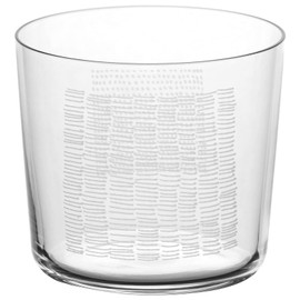 Kimura Glass Patern 255350 10 oz Tensen Glass Approx. Height 3.0 x Diameter 3.2 inches (75 x 82 mm) Transparent
