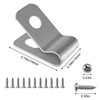 100PCS Stainless Steel Iron Wire Mesh Clips for Gabion Baskets,