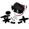 KOOKYE 1PCS Mini Servo Motor 360 Degree Continuous Rotation w/Servo