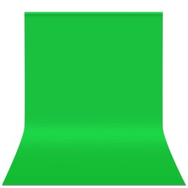 FotoFoto Chromakey Greenback Cloth Backdrop 150x200cm Green Photography Backdrop Solid Color No Lint Smooth Shape Backscreen Folding Photography Backdrop Sheet for Photo/Video/TV Pole-Compatible