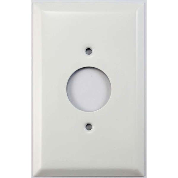 Over Sized Jumbo Smooth White 1 Gang Wall Plate for