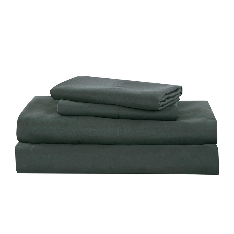 ESCA King Comforter with Sheets Set - 7-Piece Mustard Yellow