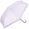 [2024] Wpc. 801-19017-102 Folding Umbrella, Classic Ruffle, Mini Lavender, 100%