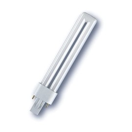GE 5W Compact Fluorescent Lamp BIAX S/ LYNX S/ DULUX S/ PL-S G23 Cap