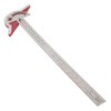 Edge Rule Protractor Aluminum Alloy T Square Woodworkers Edge Ruler